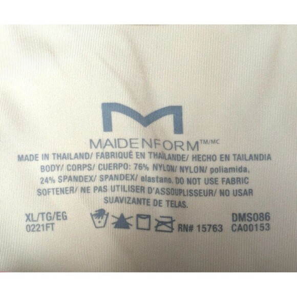 Maidenform Womens Shapewear Firm Control Cami Tank Beige XL DMS086 NEW - Picture 4 of 10